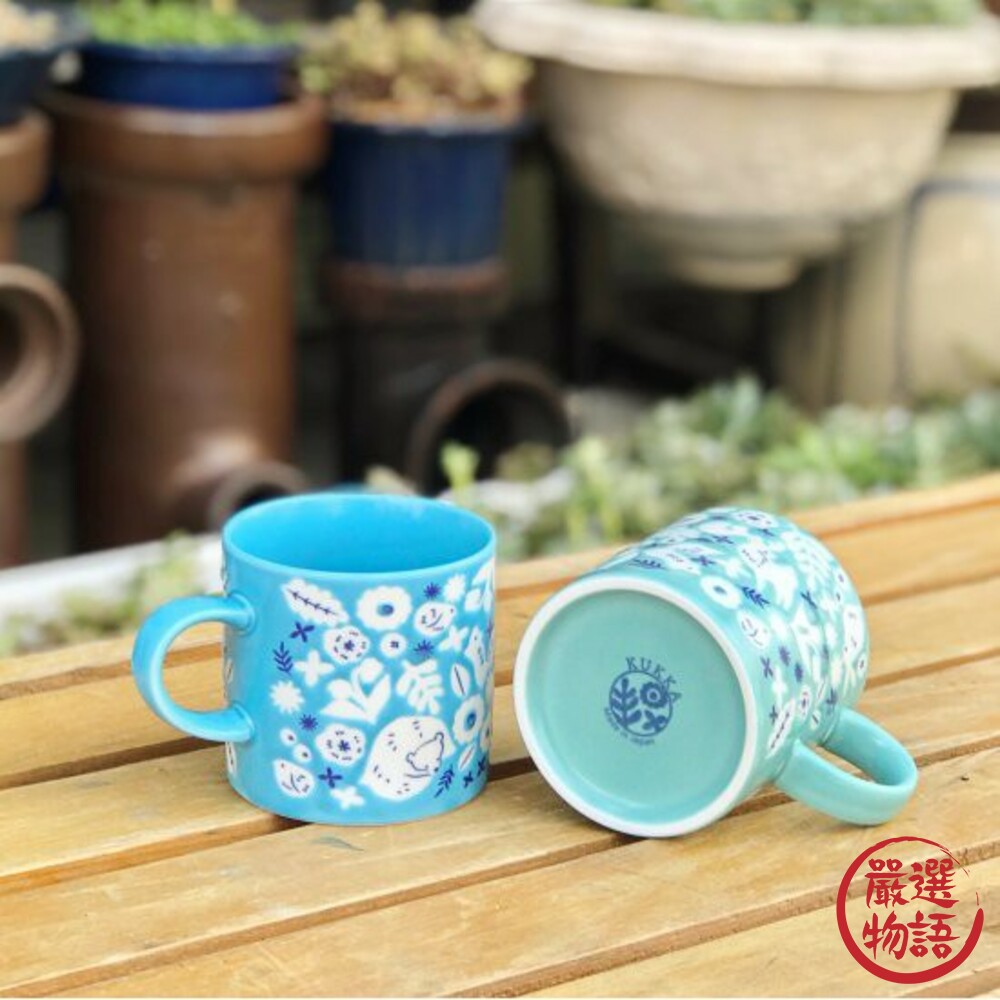 日本製美濃燒 馬克杯 KUKKA 北歐風 輕量馬克杯 水杯 杯子 牛奶杯 咖啡杯 陶瓷杯 餐具-圖片-4