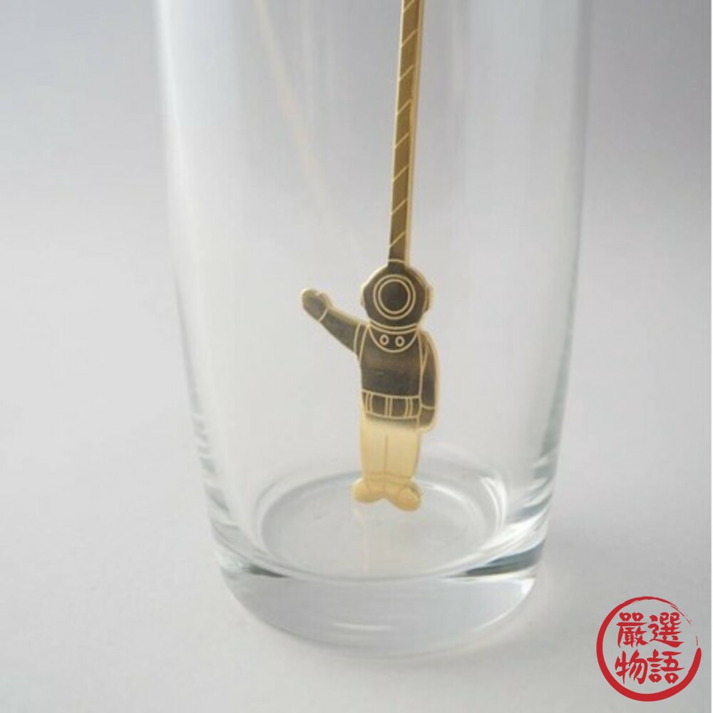 日本製攪拌棒 燕三條不鏽鋼攪拌棒 潛水艇 潛水員 金色 銀色 不鏽鋼 調酒棒 燕三條 餐具-thumb