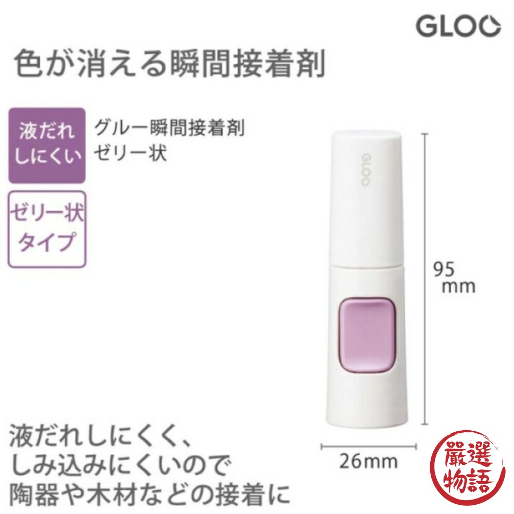 國譽瞬間膠 KOKUYO Nendo 聯名款 GLOO 黏貼系列 消色果凍膠狀 液態膠 果凍膠 膠水-圖片-6
