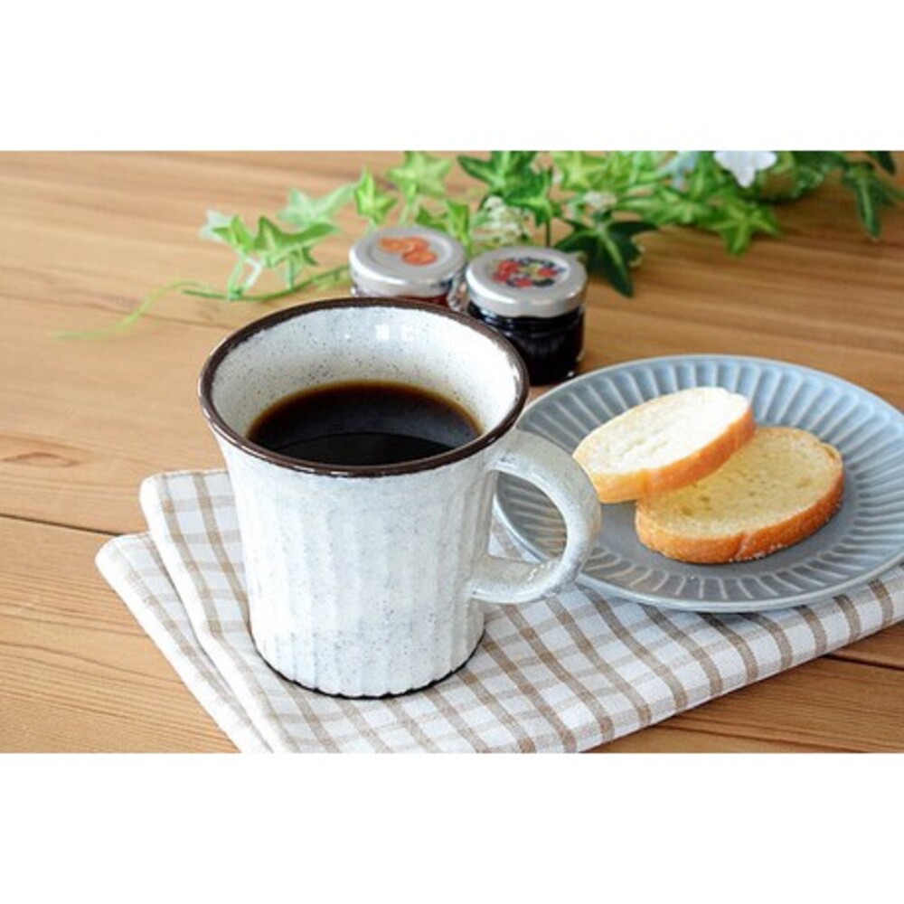 【現貨】日本製 美濃燒陶瓷咖啡杯｜茶玫瑰 白色 馬克杯 咖啡 牛奶 水杯 茶杯 酒杯 陶器 質感餐具