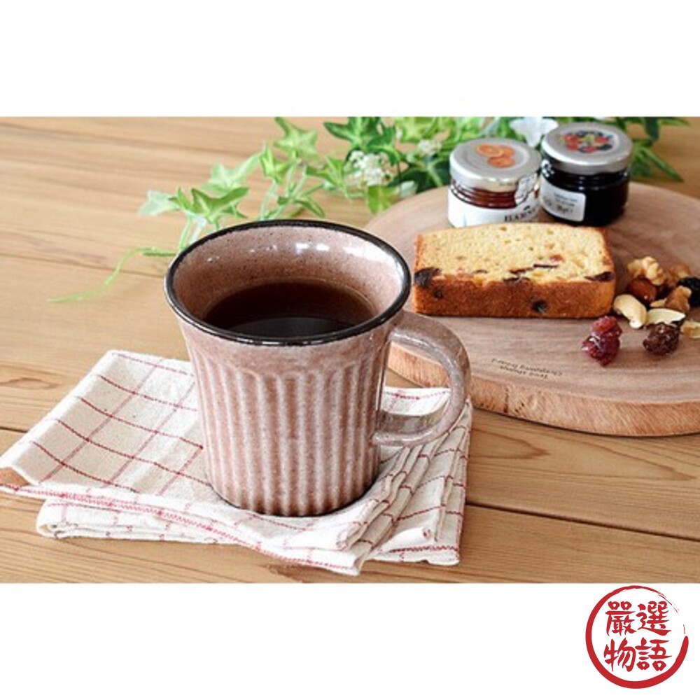 SF-014717-日本製 美濃燒陶瓷咖啡杯｜茶玫瑰 白色 馬克杯 咖啡 牛奶 水杯 茶杯 酒杯 陶器 質感餐具