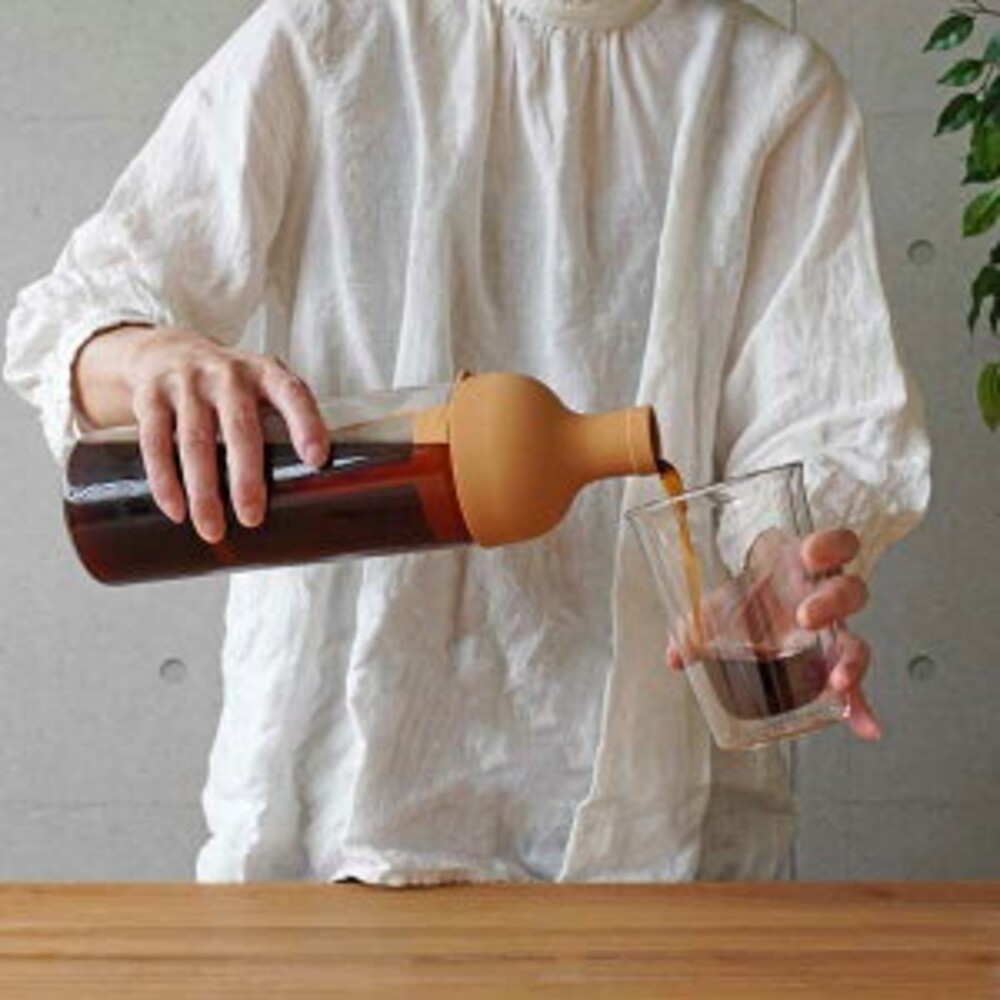 【現貨】日本製 Hario過濾式 650ml冷萃咖啡瓶｜摩卡 棕色 冷萃咖啡 咖啡 咖啡瓶 玻璃瓶