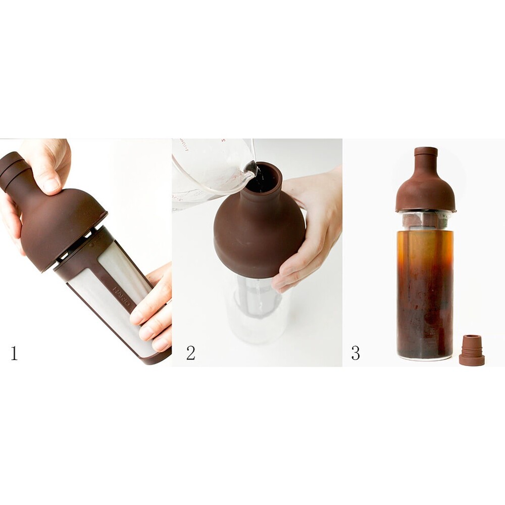 【現貨】日本製 Hario過濾式 650ml冷萃咖啡瓶｜摩卡 棕色 冷萃咖啡 咖啡 咖啡瓶 玻璃瓶