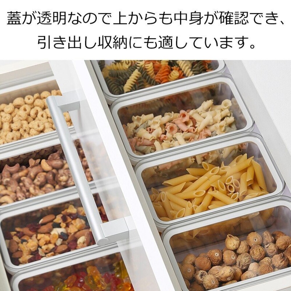 【現貨】日本製 保鮮盒 三種尺寸 食物收納罐 義大利麵罐 儲米桶 密封罐 收納盒 餅乾盒 零食盒 食材保鮮