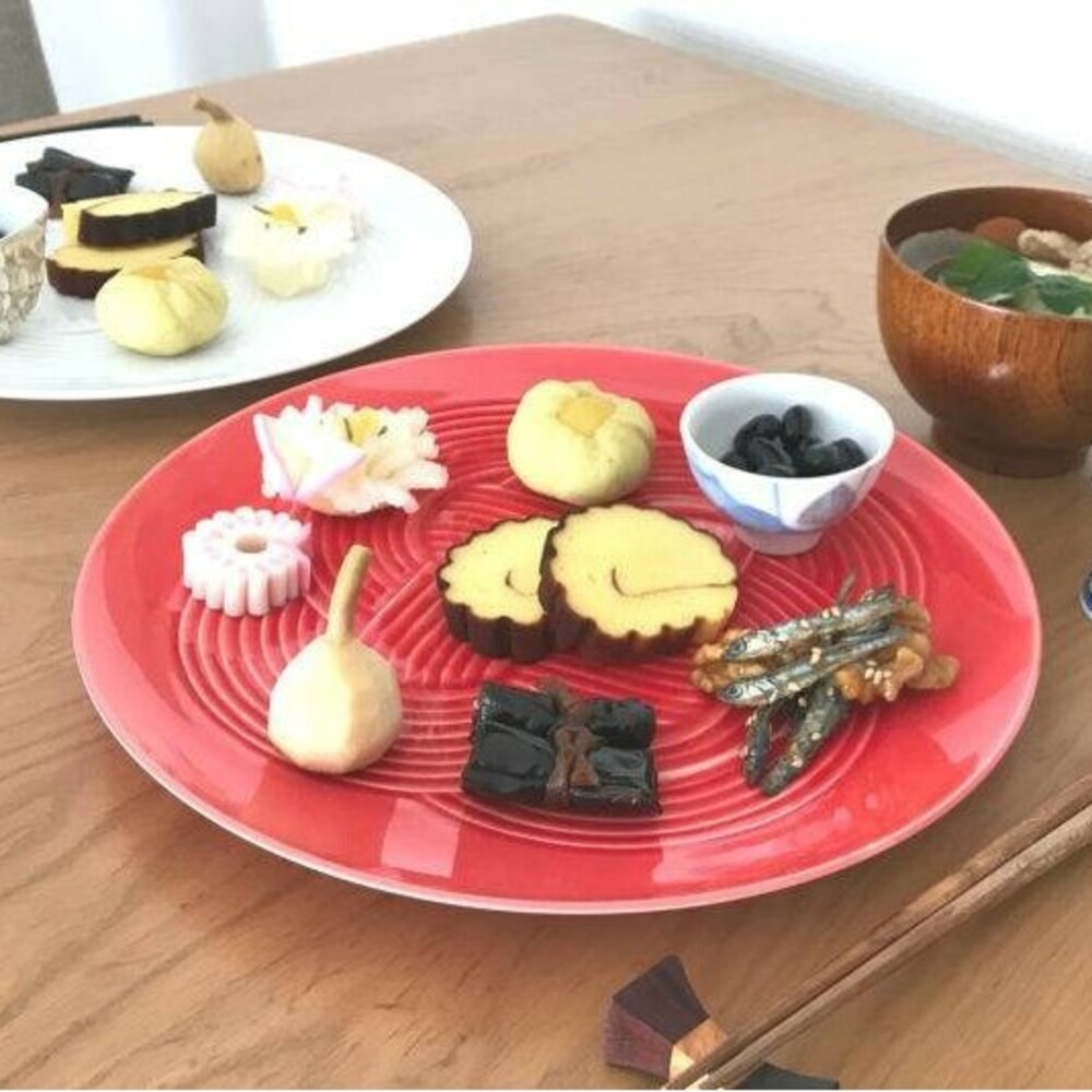 【現貨】日本製美濃燒繩結盤 盤子 沙拉盤 點心盤 餐盤 菜盤 陶瓷盤 日式餐盤 餐盤 盤 盤子 圖片