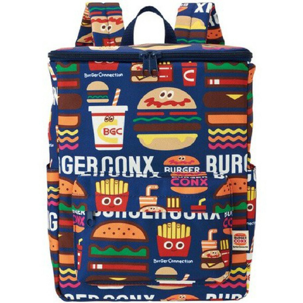 SF-014871-【現貨】保溫袋 BURGER CONX 後背包式保冷 大容量易收納環保購物袋