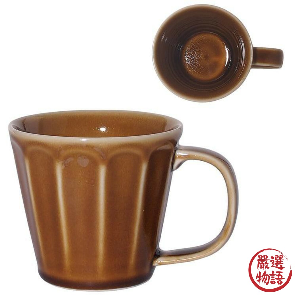 日本製美濃燒馬克杯 MEBOLE 咖啡杯 水杯 杯子 茶杯 把手 陶瓷 馬克杯 餐具 復古典雅-圖片-8