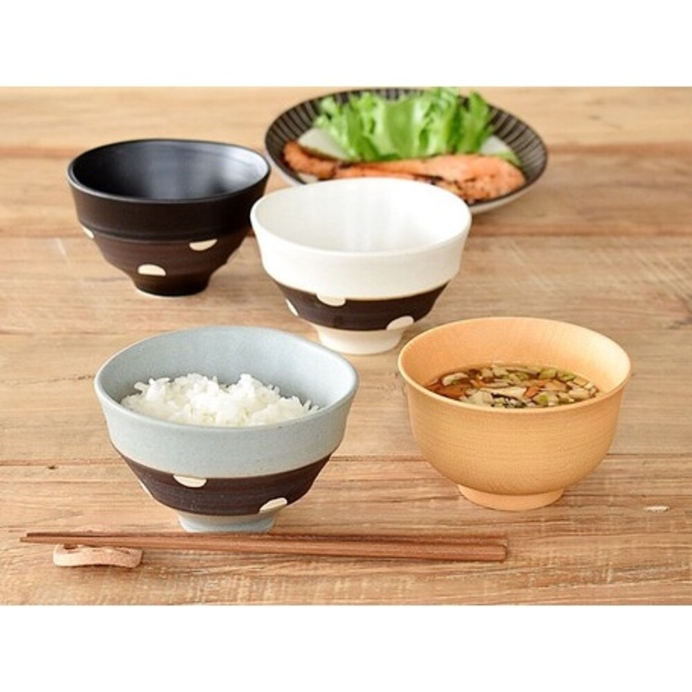 SF-014880-【現貨】日本製美濃燒 磨砂圓點碗 日式碗盤 陶瓷碗 餐碗 湯碗 餐具 日本碗 廚房用品 食器 碗盤 碗