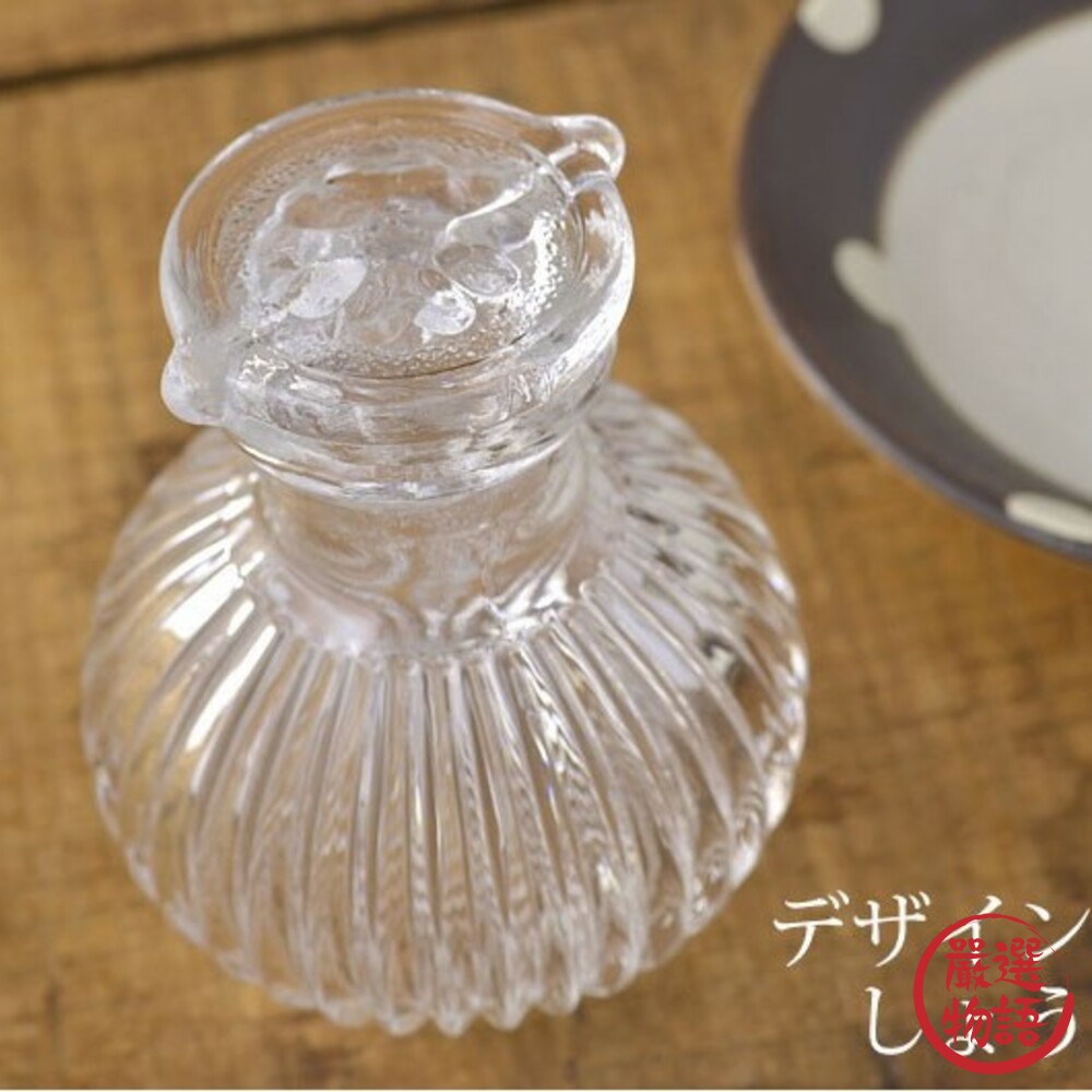 日本製 手工玻璃醬油瓶 調味料瓶 醋瓶 油瓶 醬料瓶 分裝瓶 多功能調味瓶 密封調味罐 醬料瓶-圖片-5