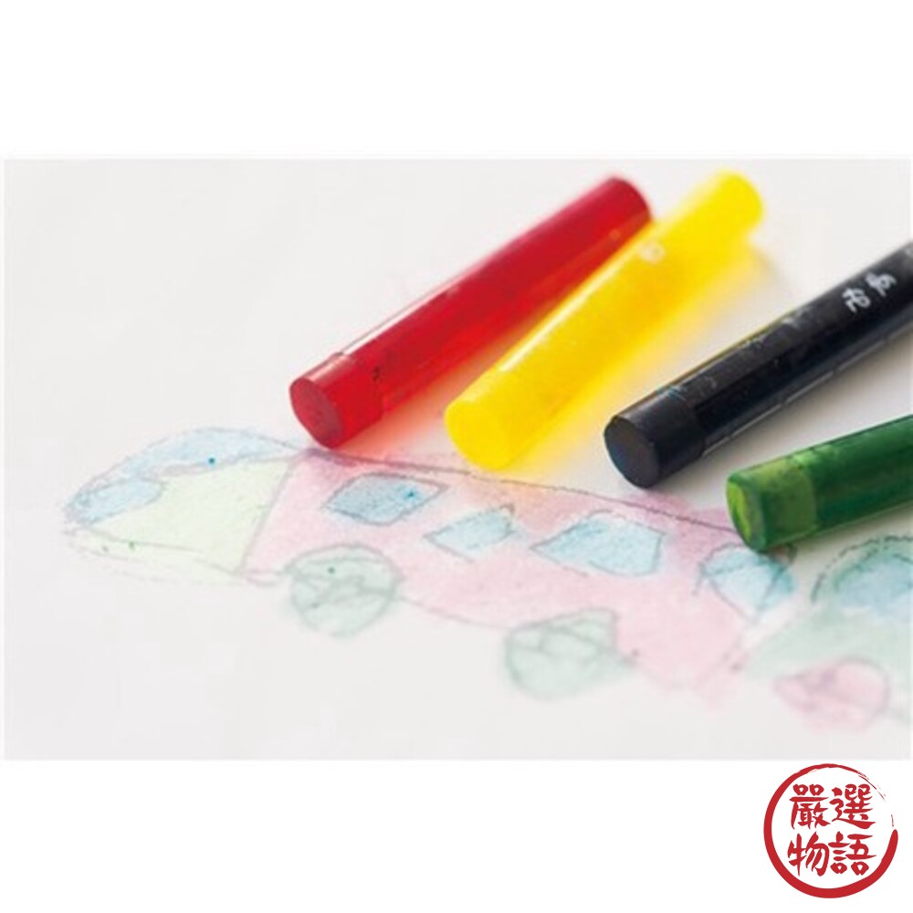 日本製透明蠟筆 國譽 KOKUYO 透明 水彩蠟筆 蠟筆 繪圖 繪畫 畫畫 5色/10色/16色-thumb