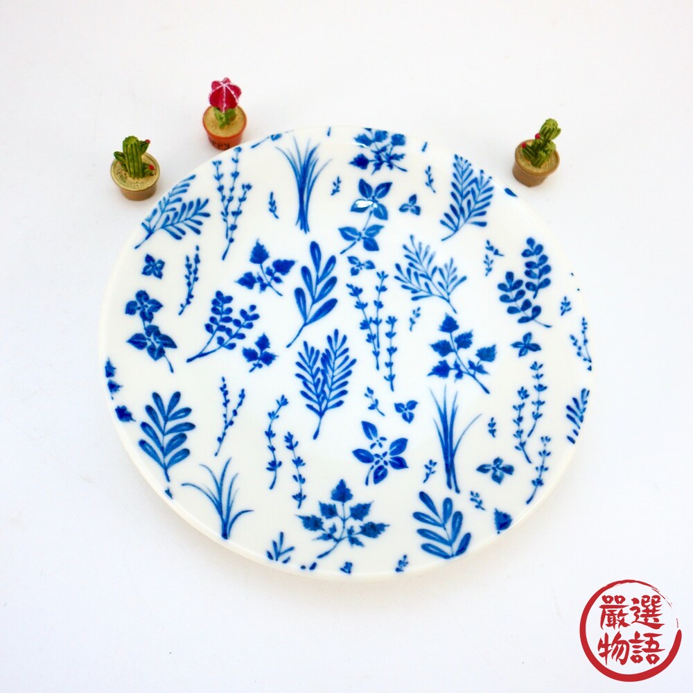SF-014952-美濃燒小碟子 餐盤 富士山/大麗花/浪漫花草 3種款式 餐桌 日式風格