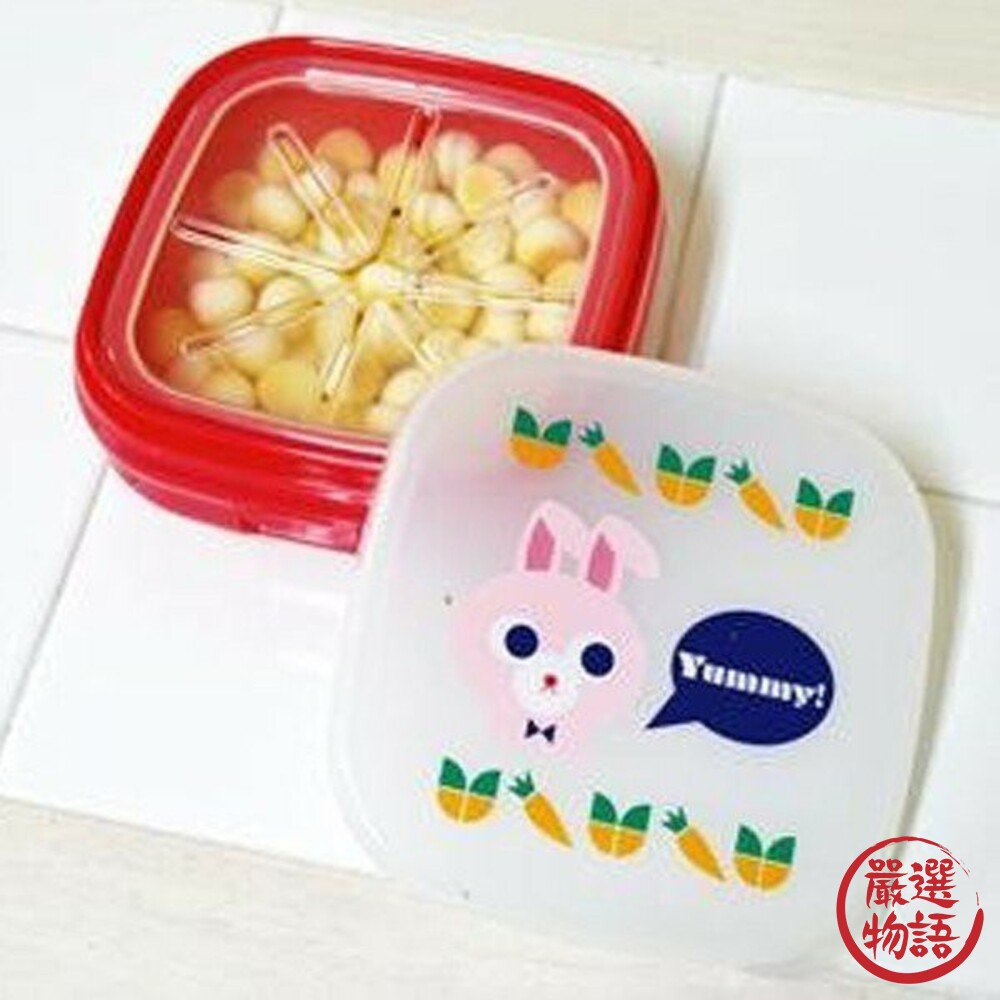 日本製兒童零食盒 防灑 便攜式 附蓋 外出餅乾盒 儲存盒 糖果 嬰兒餅乾 大西賢製販 Yummy-圖片-1