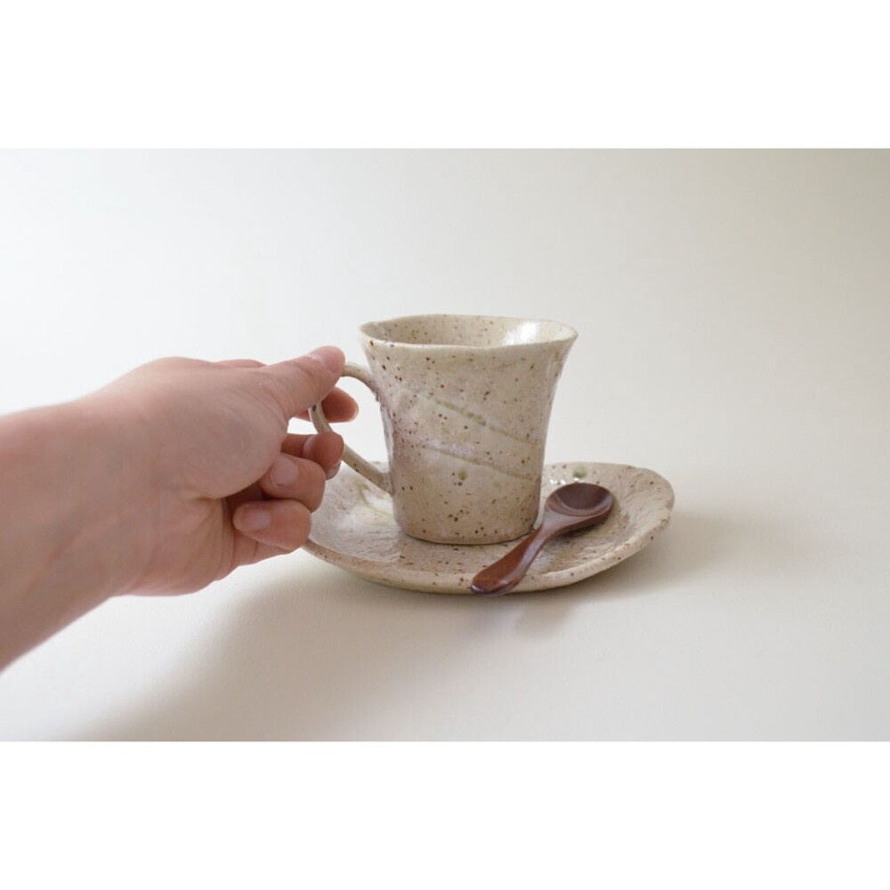 【現貨】日本製 美濃燒杯盤組 鐵人道/森林湖/綠洲 咖啡杯 杯碟組 午茶 陶瓷杯 茶杯盤組 馬克杯