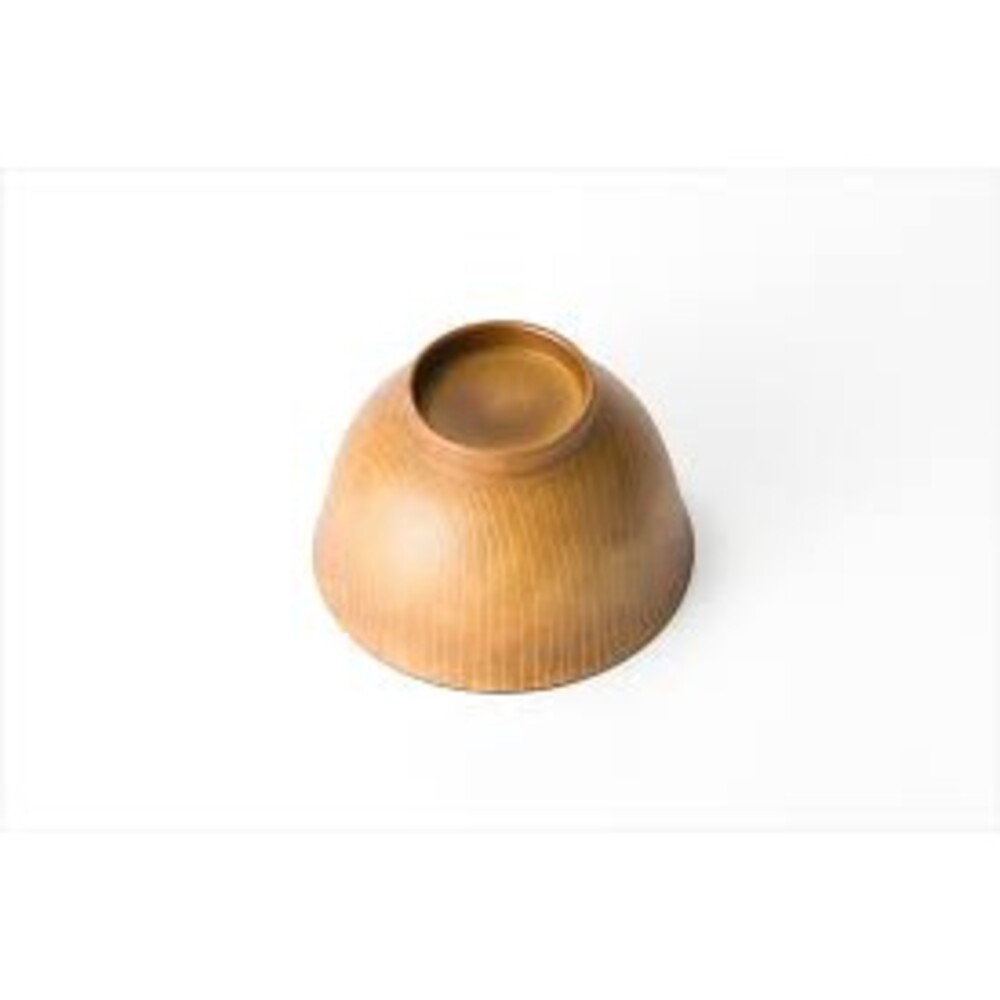 【現貨】日本製 會津漆器 木紋碗 可微波 耐熱 木色/深棕 多用碗 飯碗 木紋 餐碗 刷紋 湯碗 底座