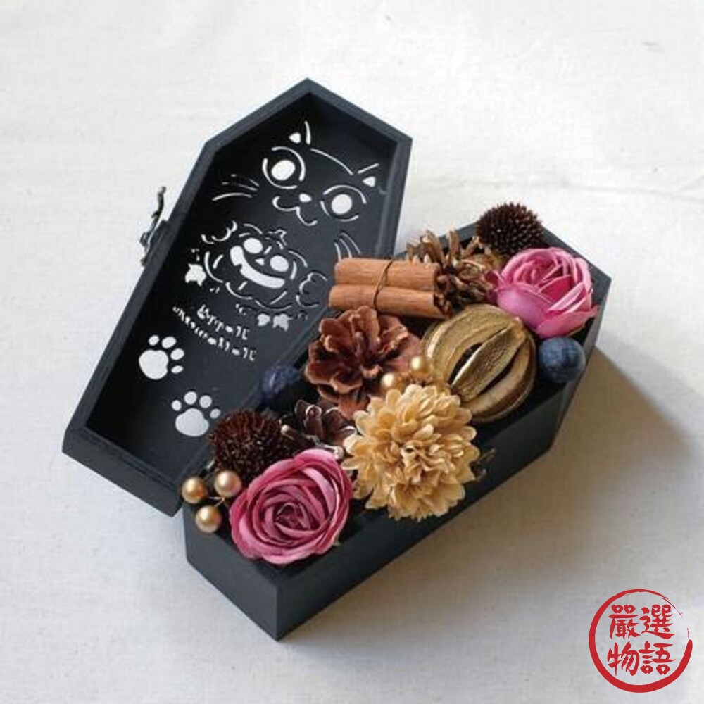 SF-015122-植物盆栽 節慶氣氛 多肉仙人掌 糖果盒 木盒 飾品盒 點心盒 收納盒 手飾 餐廳裝飾