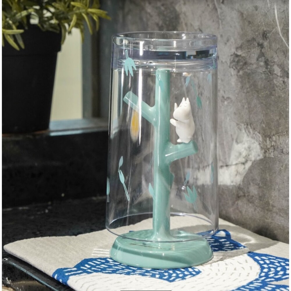 【現貨】嚕嚕米水杯晾乾架組 卡通瀝水架 瀝水收納架 置物架 晾乾架 收納架 水杯收納 圖片