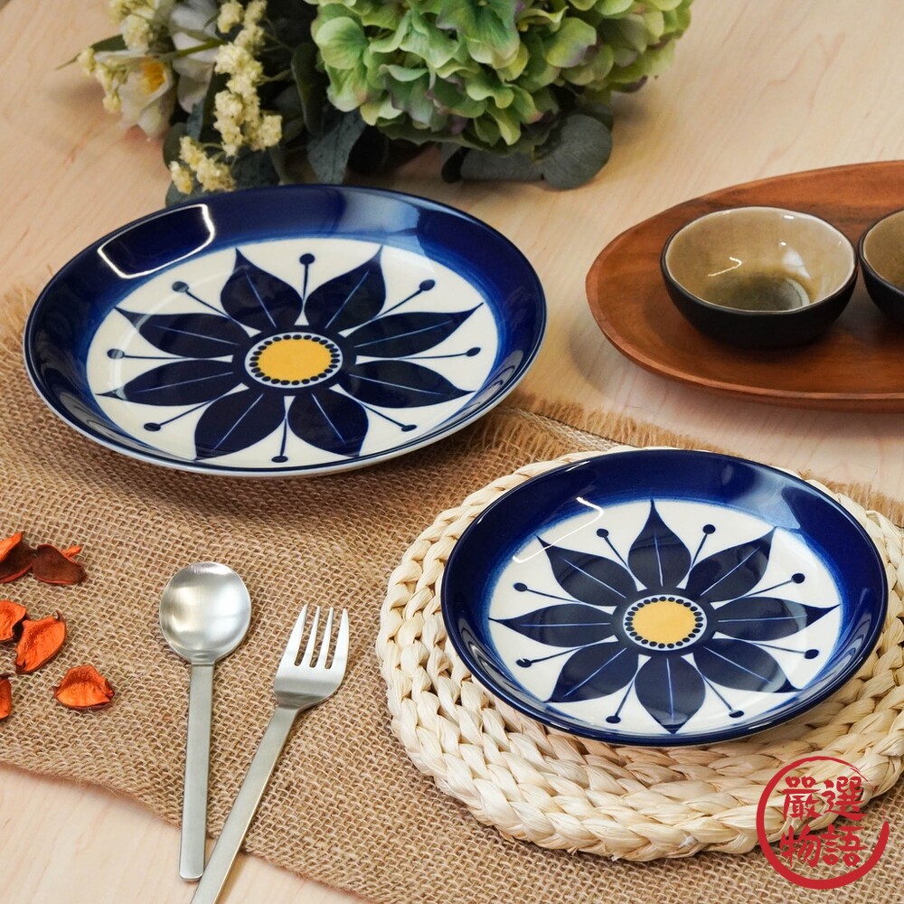 SF-015183-日本製 美濃燒 納維亞風餐具系列 歐式餐盤 下午茶 茶壺 馬克杯 盤子 碗 圓盤 茶具 陶瓷