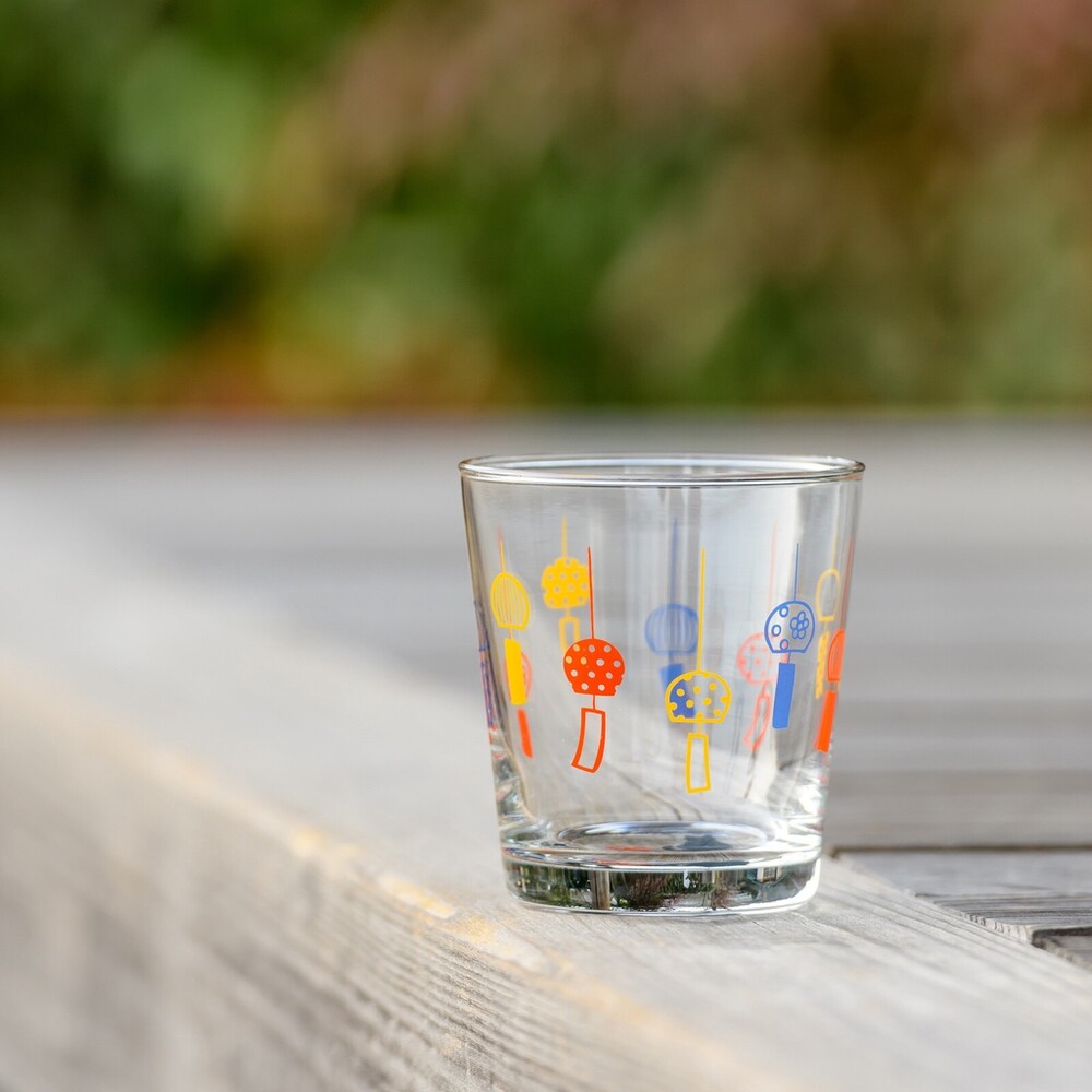【現貨】夏日透明玻璃杯 果汁杯 茶杯 水杯 玻璃杯 透明杯 金魚 風扇 水風船 牽牛花 風鈴 圖片