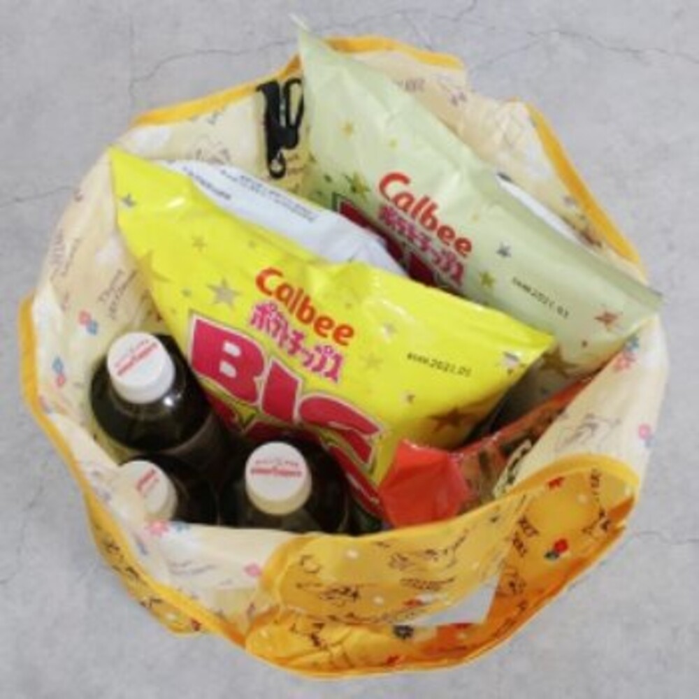 【現貨】卡通環保袋 購物袋 手提袋 輕量袋 袋子 收納袋 野餐袋 卡通提袋 好收納 便攜 買菜