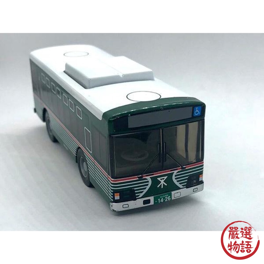 SF-015633-大阪復刻原聲迴力車 六種聲音 巴士 復刻巴士 迴力車 玩具車 公仔收藏 禮物