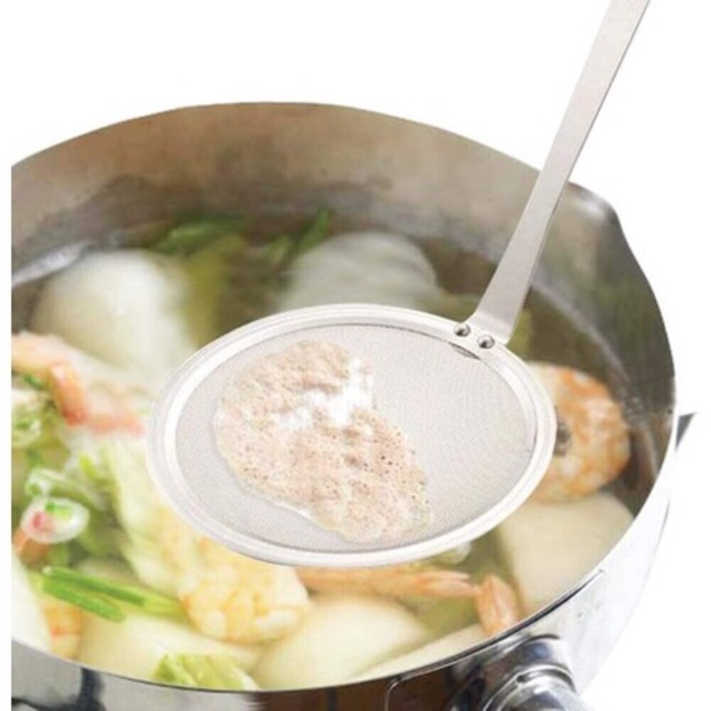 【現貨】日本製 貝印 KAI 不鏽鋼濾油渣勺 不銹鋼 火鍋過濾勺 炸物勺 濾網 瀝油湯匙 廚房用具 撈網
