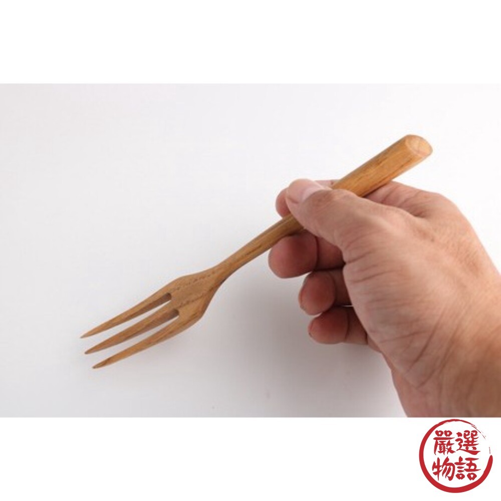 SF-015690-日本製 板栗木叉子 天然木 餐具 木叉 湯匙 木質餐具 水果叉 沙拉叉 日式 質感餐具 攪拌叉