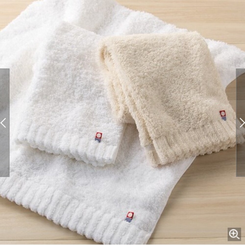 【現貨】日本製 今治毛巾 雙面純綿洗臉巾 象牙白 吸水 柔軟親膚 毛巾 浴巾 日本毛巾 手巾 耐久
