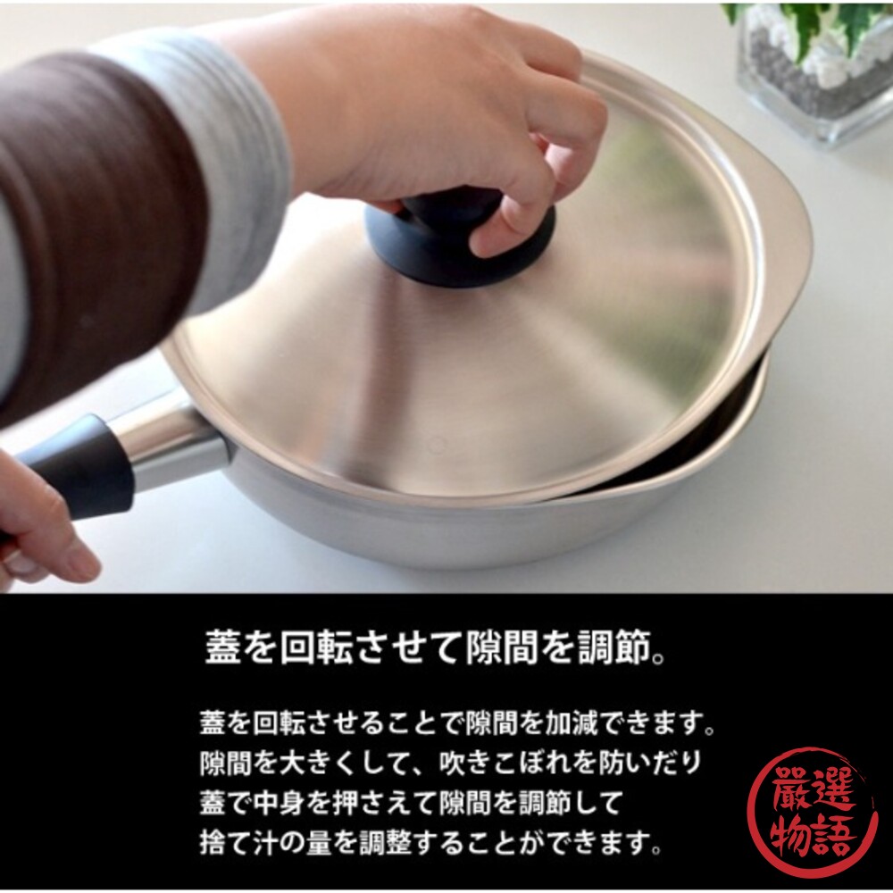 SF-015800-日本製 柳宗理霧面單手鍋 22cm 附蓋 IH爐鍋 2.5L 不鏽鋼 片手鍋 單柄鍋 單手鍋