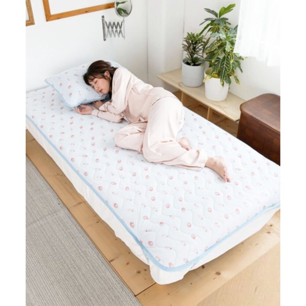 【現貨】單人涼感床墊 100x205cm 日式床墊 冰涼墊 保潔墊 單人床墊 涼墊 接觸冷感