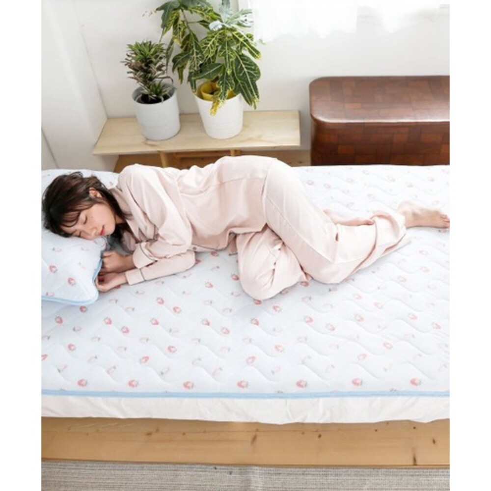 【現貨】單人涼感床墊 100x205cm 日式床墊 冰涼墊 保潔墊 單人床墊 涼墊 接觸冷感