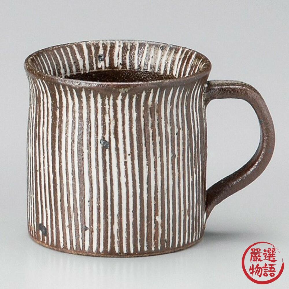 日本製美濃燒馬克杯 十草馬克杯 茶杯 咖啡杯 杯子 杯 茶具 陶瓷馬克杯 日製陶器 陶器 杯器-thumb