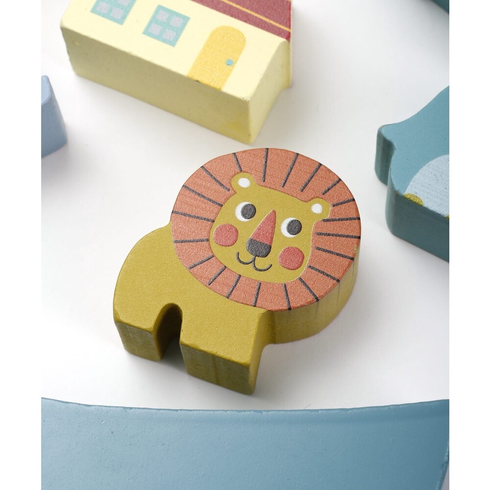 【現貨】動物平衡疊疊樂 木製平衡遊戲 知育玩具 平衡積木 桌遊 食物疊疊樂 益智玩具 團康 圖片