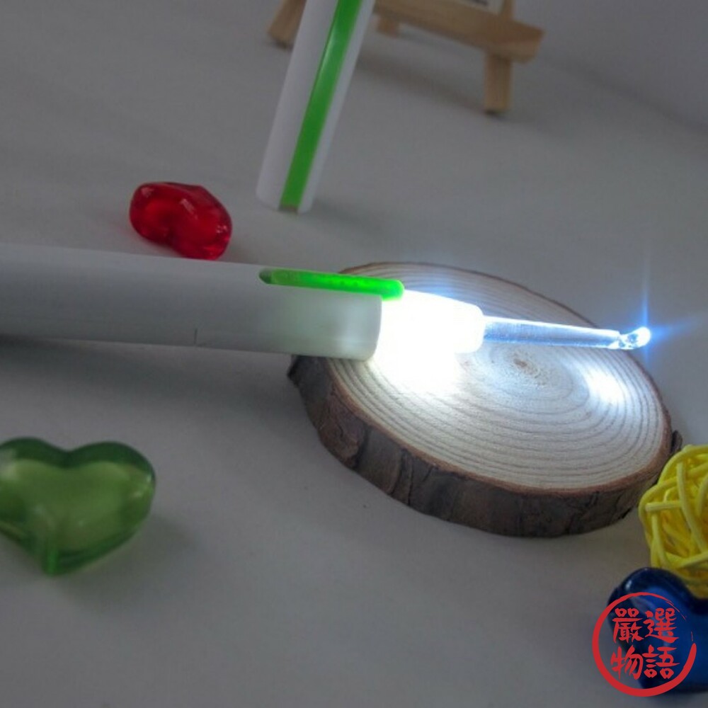 KAI貝印LED發光掏耳棒 采耳 日本原裝 挖耳勺 挖耳朵 白光耳扒 兒童挖耳棒-圖片-3