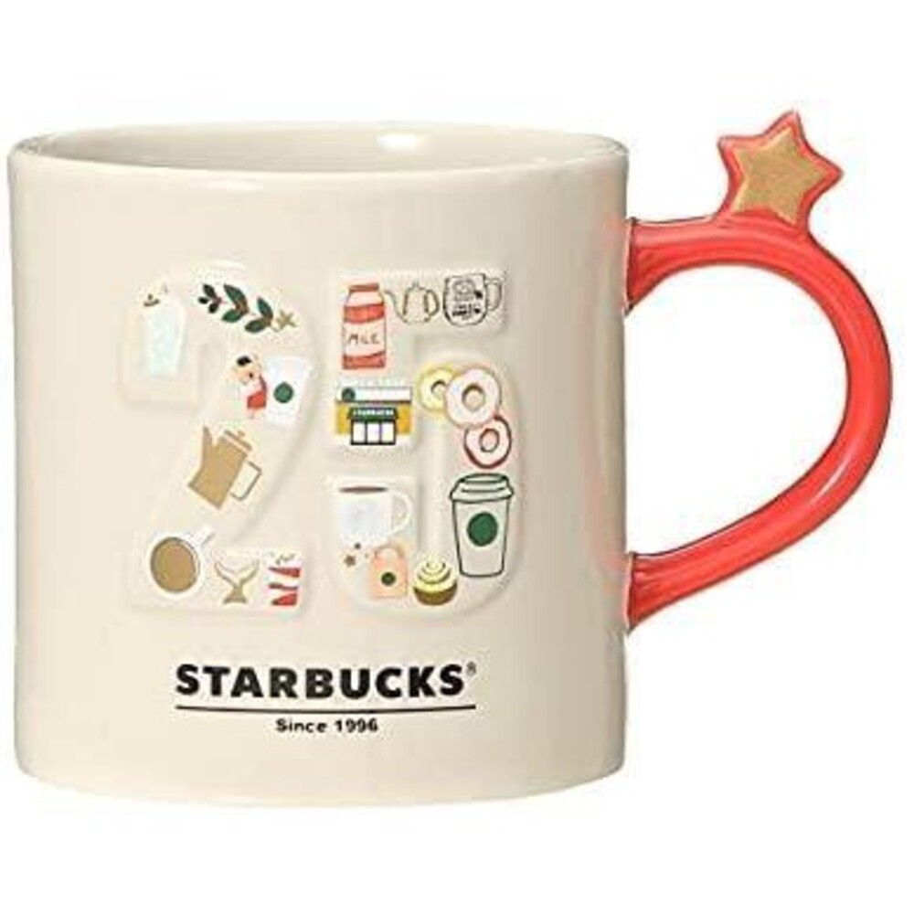 SF-015934-【現貨】STARBUCKS 星巴克25周年馬克杯 咖啡杯 水杯 收藏馬克杯 收藏 咖啡 星巴克