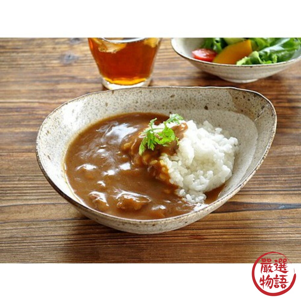 日本製美濃燒水滴形狀造型餐盤陶瓷咖哩飯義大利麵沙拉盤菜盤日式餐盤西式餐盤餐盤