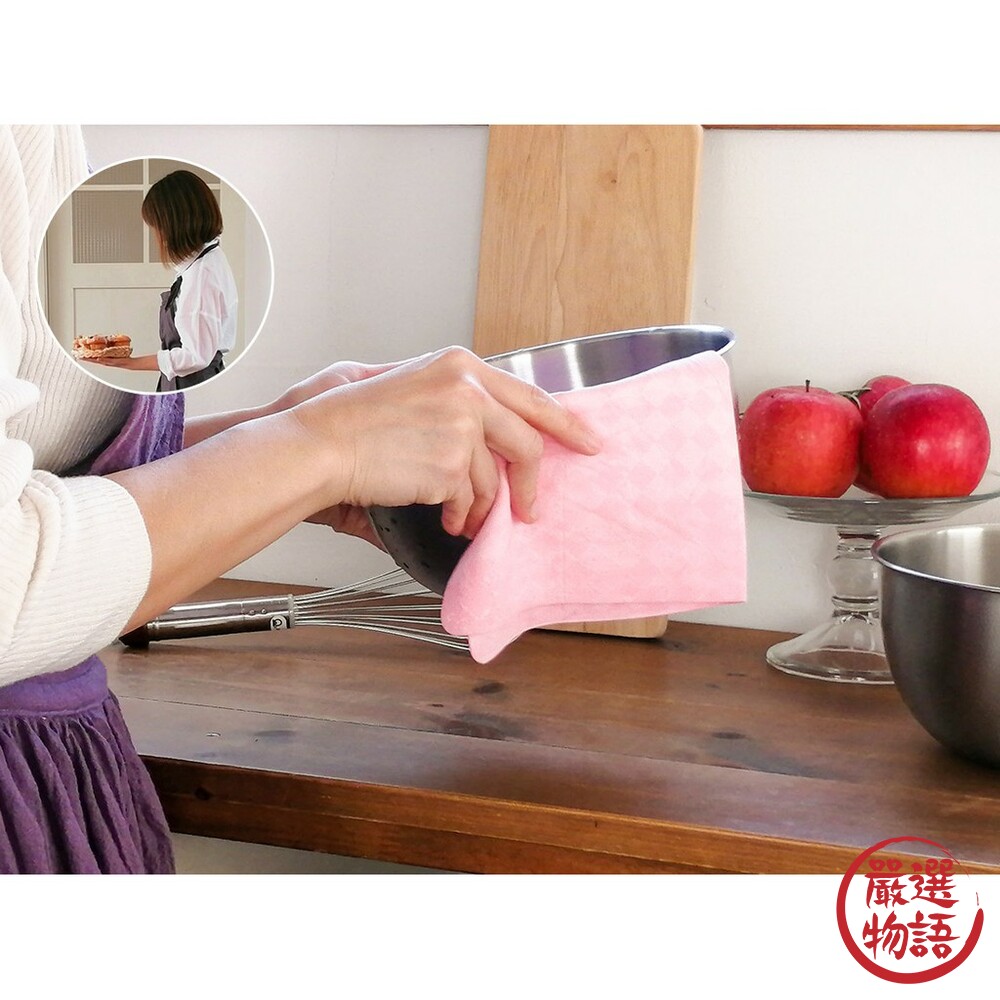 日本製吸水布 AION 抹布 廚房 耐用 麂皮 餐具擦拭布 強力吸水 瞬間吸水 清潔 多用途 擦車-圖片-3
