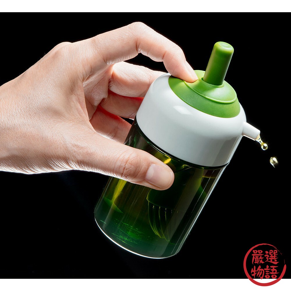 日本製兩用耐高溫按壓式/刷油瓶 附刷子調味瓶 油壺 控油耐熱刷油瓶 油刷罐-圖片-2