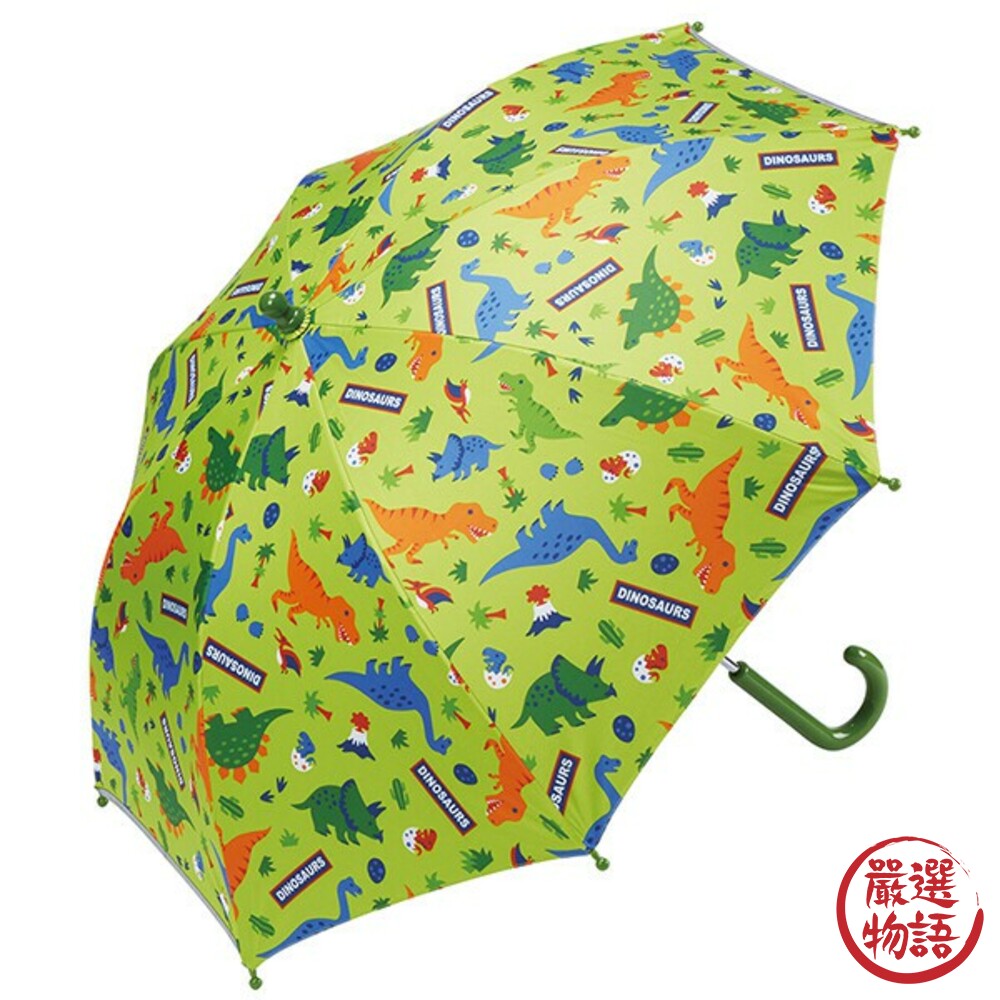 兒童恐龍造型雨傘 反光條 陽傘 雨傘 晴雨傘 安全不夾手 兒童雨傘 直桿傘-圖片-7