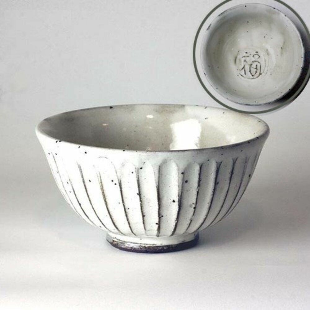 【現貨】日本製 六魯福字碗 Rokuro 粉引 小碗 餐具 日式餐具 陶瓷餐具 餐盤 湯碗 陶碗