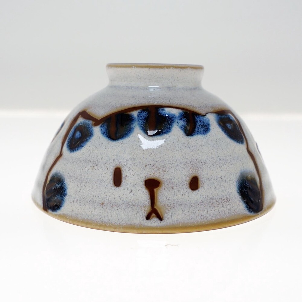 【現貨】日本製 美濃燒貓咪茶碗 貓屁屁 貓奴 陶瓷碗 小碗 兒童碗 造型碗 廚房 陶瓷餐具 飯碗 湯碗 圖片