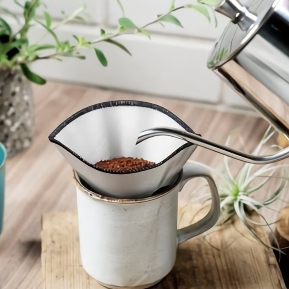 SF-016055-【現貨】不鏽鋼咖啡濾網 可折疊軟質 可重複使用 咖啡過濾器 下午茶 免濾紙 手沖咖啡濾網