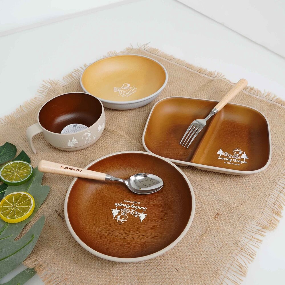  【現貨】日本製 史努比耐熱餐具 可微波 圓盤 湯碗 分隔盤 Snoopy 露營 兒童餐具 把手碗 盤子