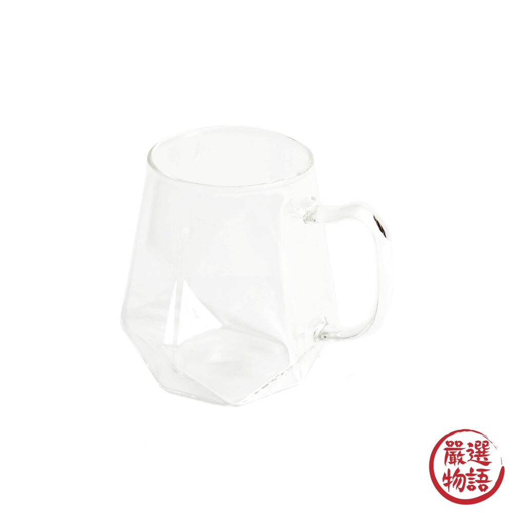 握把式耐熱玻璃杯 透明玻璃杯 360ml 握把式玻璃杯 飲料杯 水杯 耐熱杯 耐冷杯-圖片-3