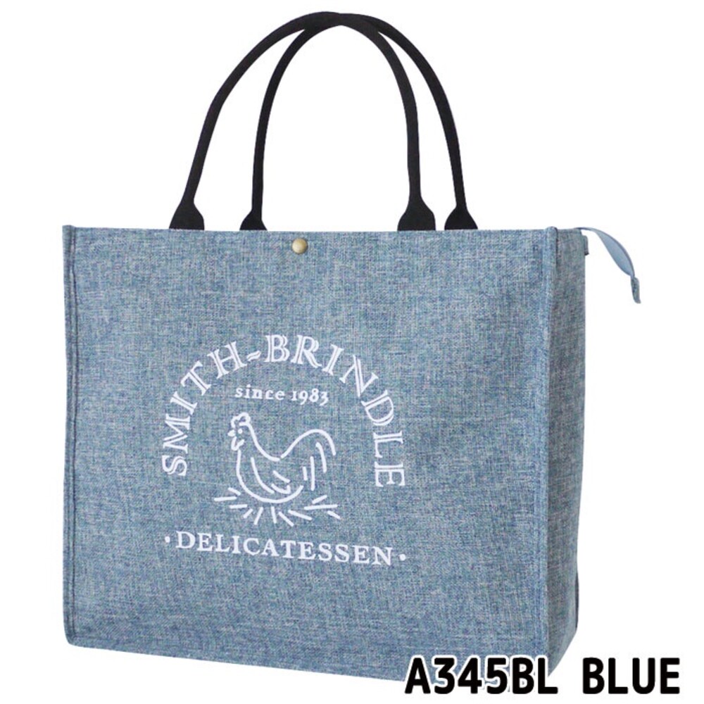 【現貨】SMITH-BRINDLE 黃麻風格購物袋 灰 藍 | 購物袋 保冷 隔熱 乘載12kg 圖片
