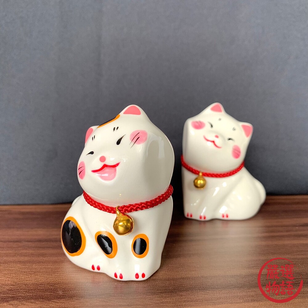 Hoozuri 陶瓷貼臉貓咪 陶瓷公仔 │家居擺飾 辦公室小物 送禮 禮物 收藏品 貓咪-圖片-1