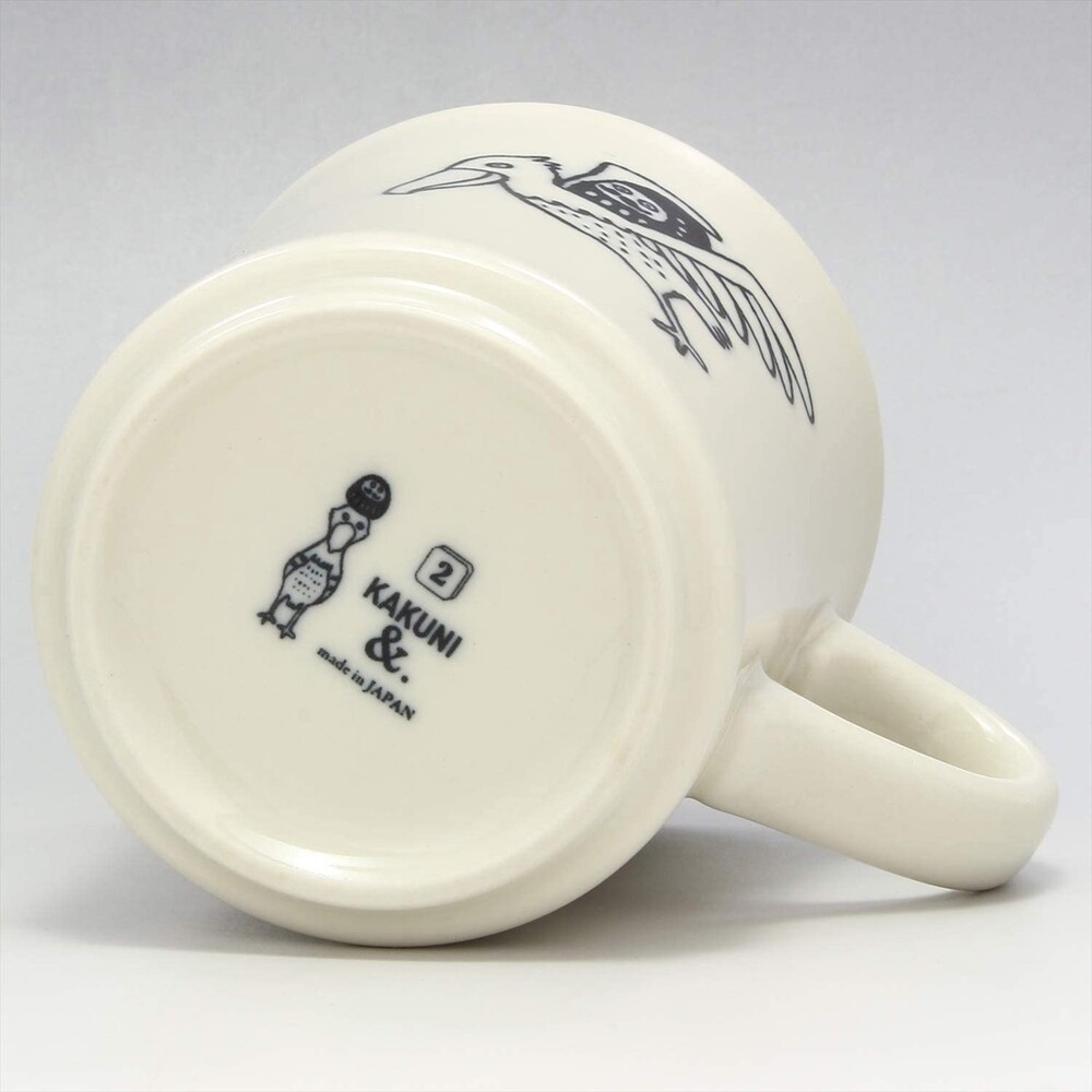【現貨】日本製 日本 美濃燒 大嘴鳥馬克杯 280ml 水杯 咖啡杯 大嘴鳥 福神 可洗碗機 可微波爐 圖片