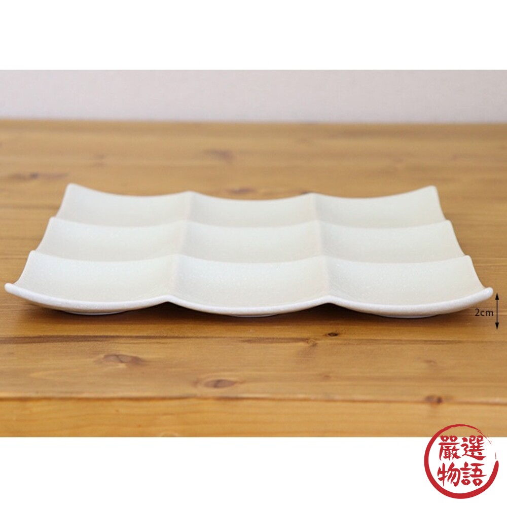 日本製 日式九宮格餐盤 陶瓷餐盤 小菜 分隔盤 點心盤 壽司拼盤 涼菜盤 懷石料理 精緻分格盤-圖片-7