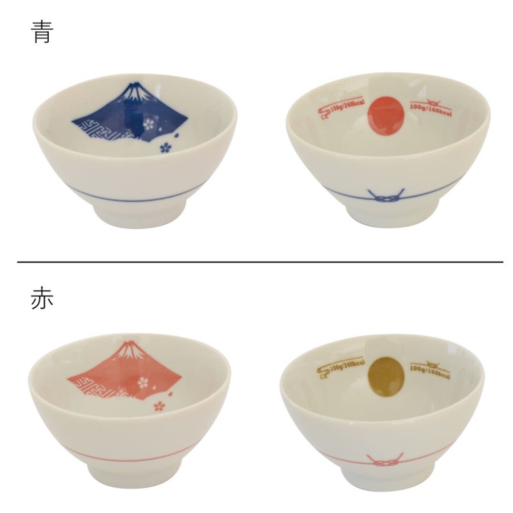 【現貨】日本製 美濃燒飯碗 富士山碗 日式飯碗 餐碗 卡路里碗 飯碗 美濃燒碗 陶瓷碗 圖片