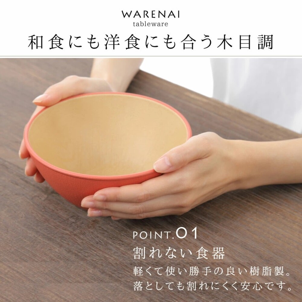 【現貨】日本製 大地色餐碗 飯碗 輕量碗 木質碗 抗菌碗 耐摔 露營碗 沙拉碗 EARTH COLOR 圖片