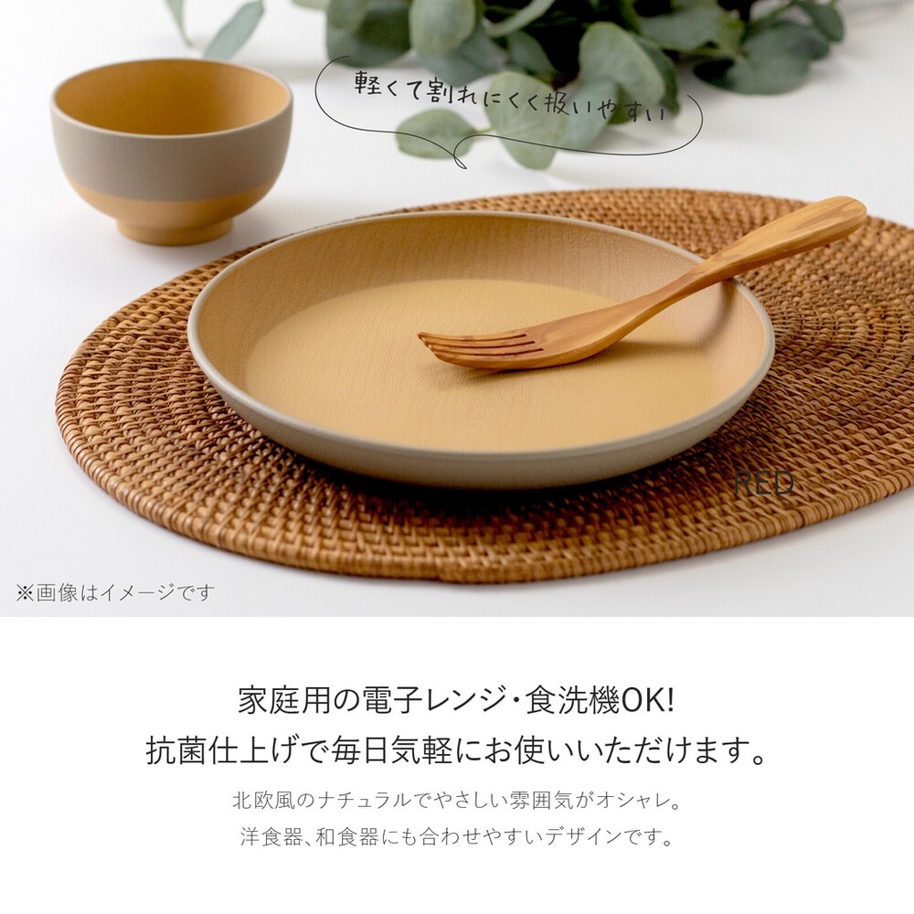 【現貨】日本製 大地色圓盤 輕量盤子 木質圓盤 甜點盤 抗菌 耐摔 露營盤 EARTH COLOR 圖片